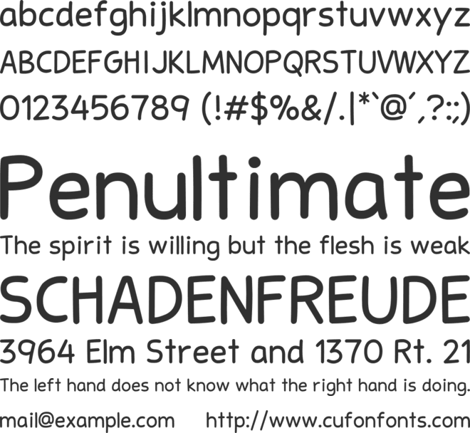 Stanberry font preview