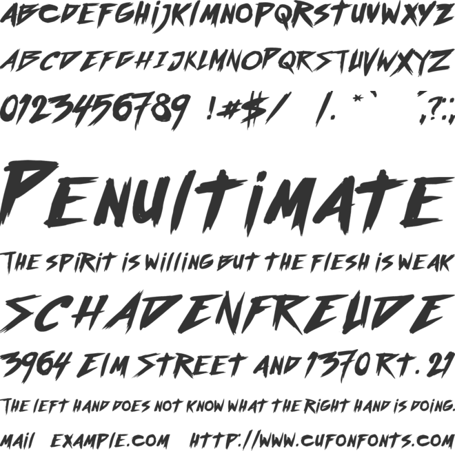 Outrun future font preview