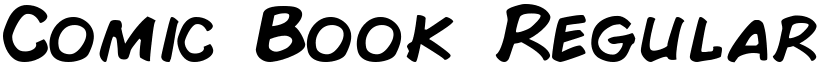 Comic Book Regular font