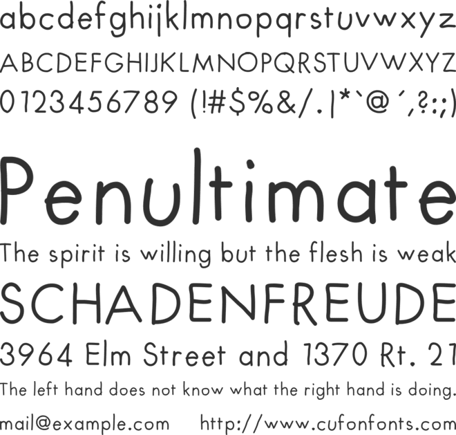 FuturaHandwritten font preview