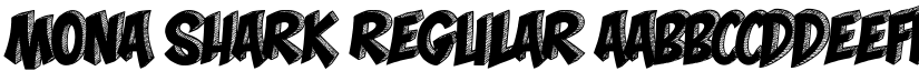 Mona Shark Regular font