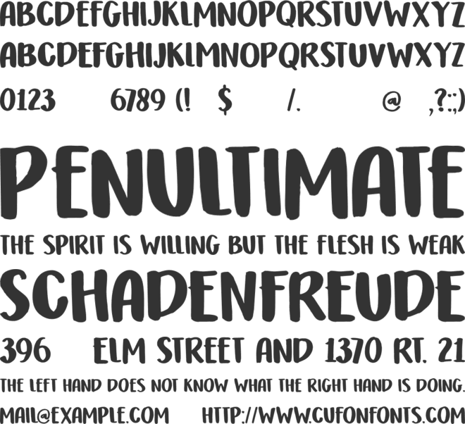 DK Honeyguide Caps font preview