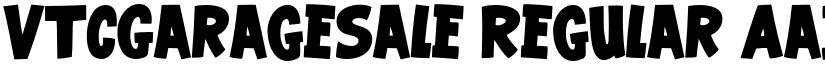 VTCGarageSale Regular font