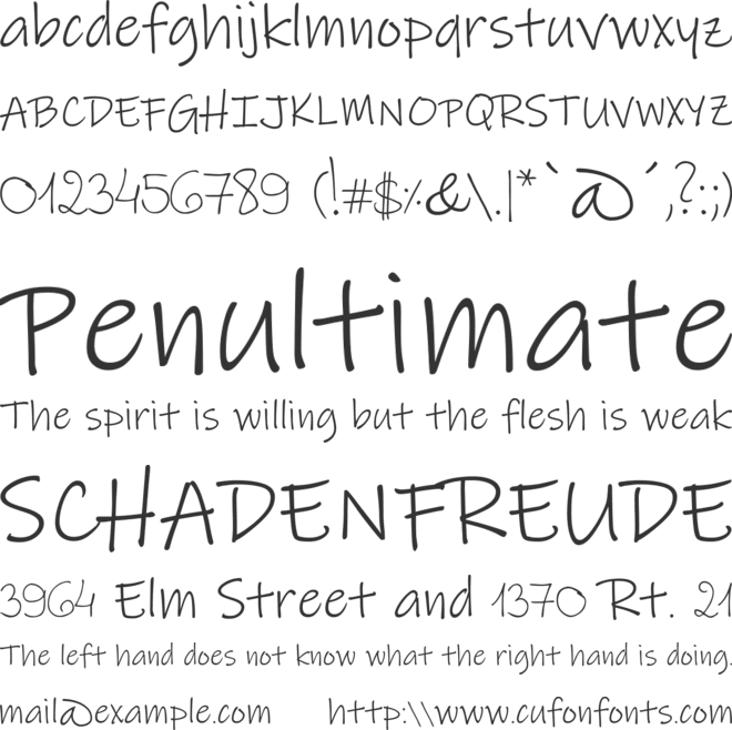 Dana Yad font preview