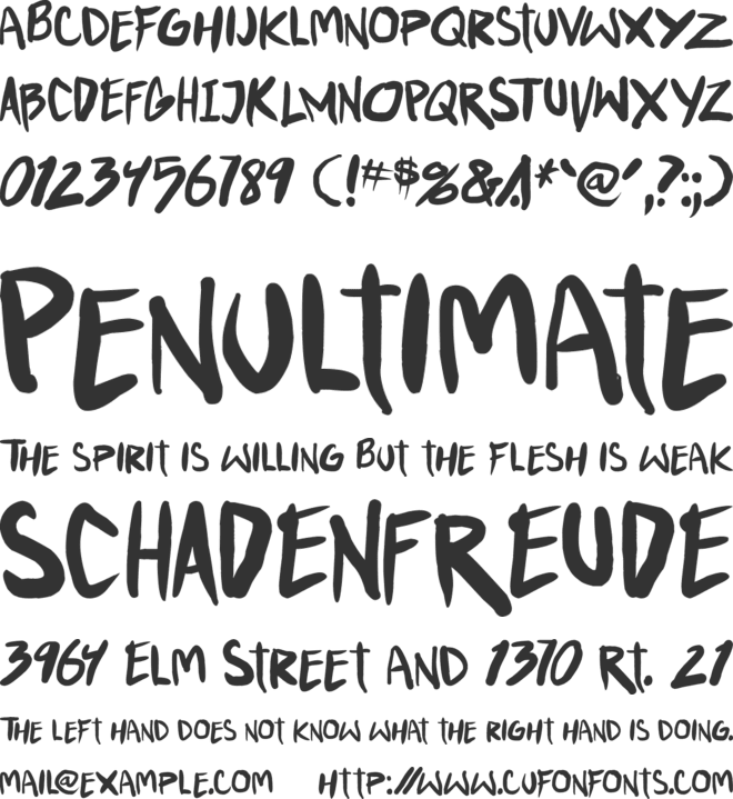 Punkboy font preview
