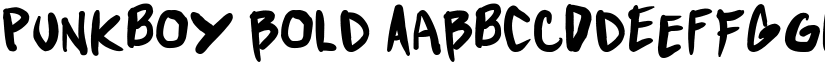 Punkboy Bold font