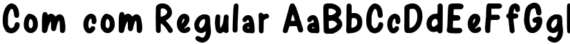 Com_com font download