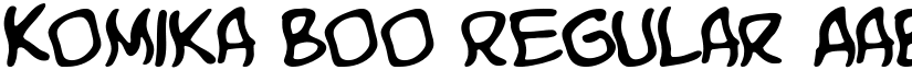 Komika Boo Regular font
