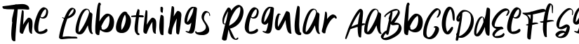 The Labothings Regular font