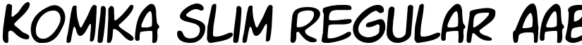 Komika Slim Regular font