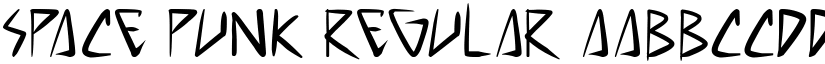 space punk Regular font