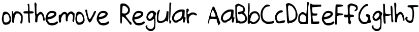 onthemove Regular font