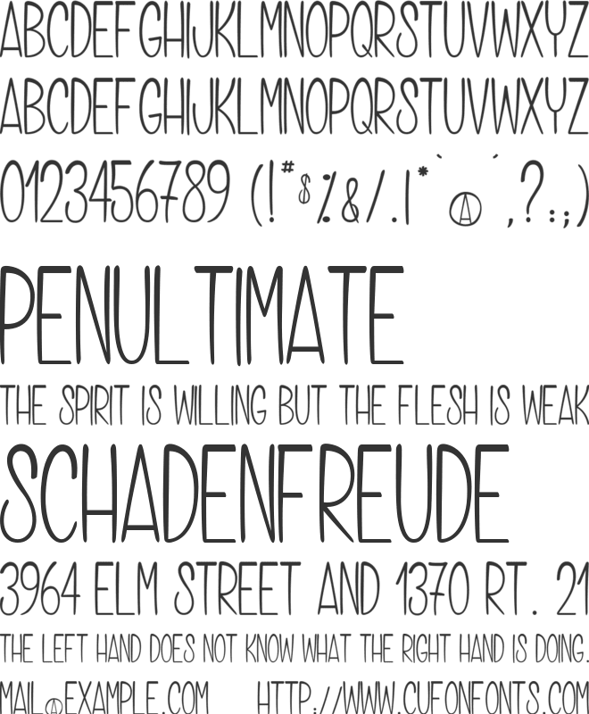 Grilled Chicken_PersonalUseOnly font preview