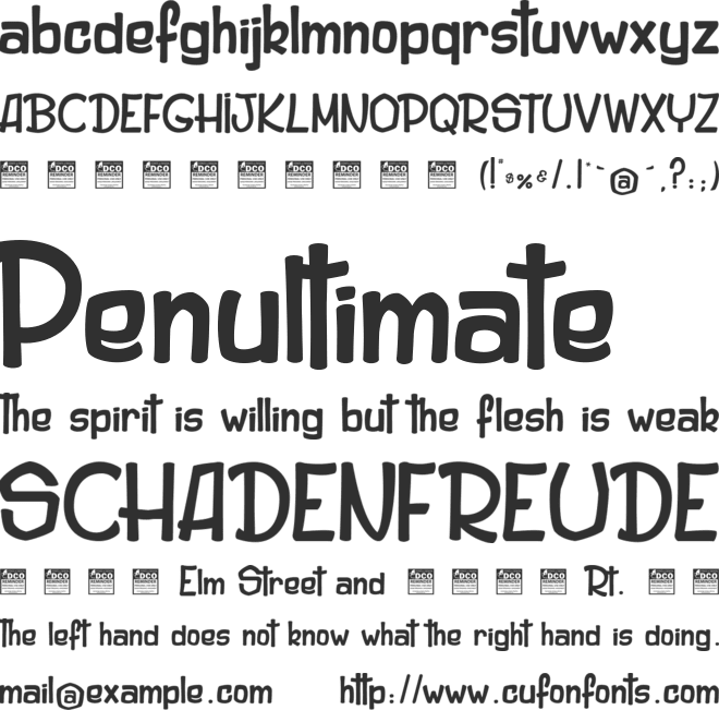 Original Woody_PersonalUseOnly font preview