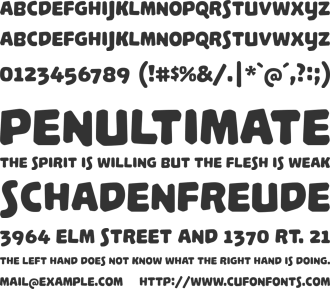 Palamecia Titling font preview