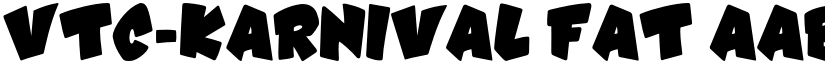 VTC-Karnival Fat font