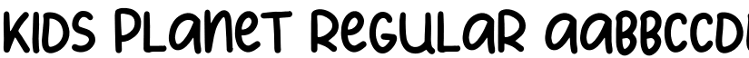 Kids Planet Regular font