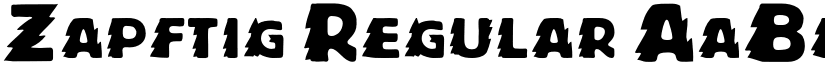 Zapftig Regular font