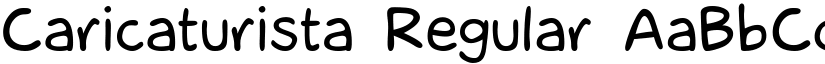 Caricaturista Regular font