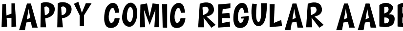 HAPPY COMIC Regular font