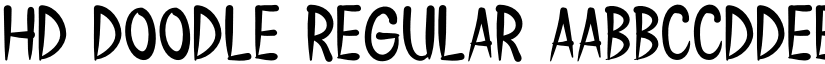 HD DOODLE Regular font