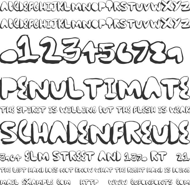 ComicChub font preview