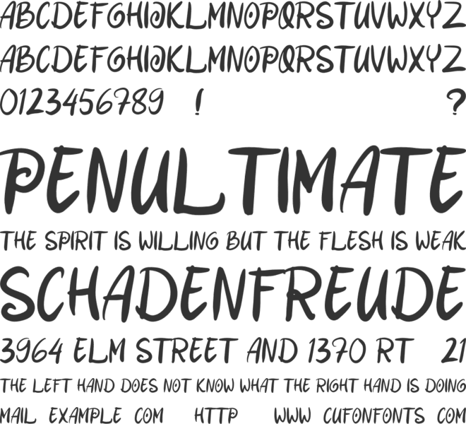 Danisha Romance font preview