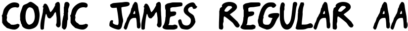 Comic James Regular font