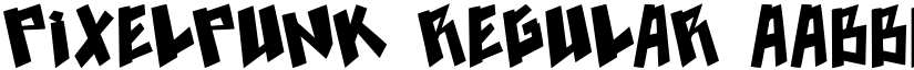Pixelpunk Regular font