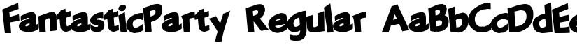 FantasticParty Regular font