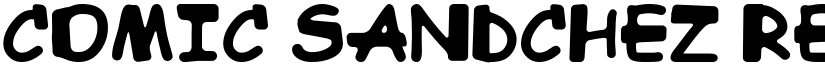 Comic Sandchez Regular font