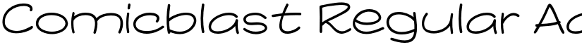 Comicblast Regular font