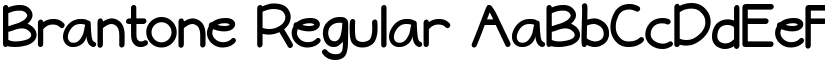 Brantone Regular font