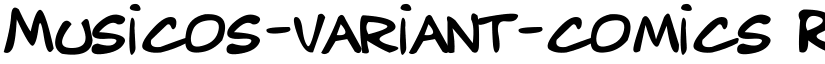 Musicos-variant-comics font download
