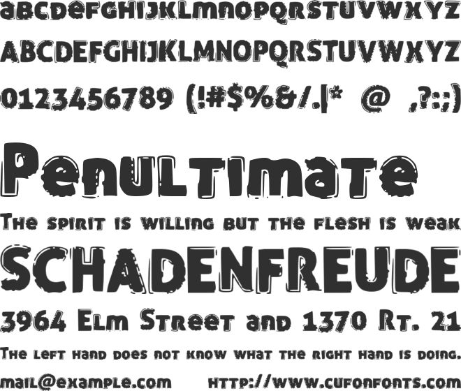FunnyTrip font preview