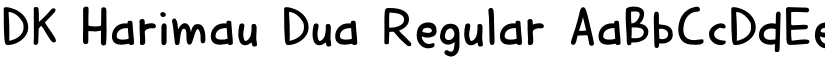 DK Harimau Dua Regular font