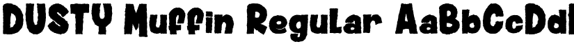 DUSTY Muffin Regular font
