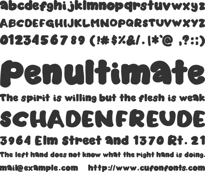 MarshyKate font preview