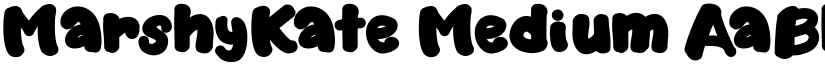 MarshyKate Medium font