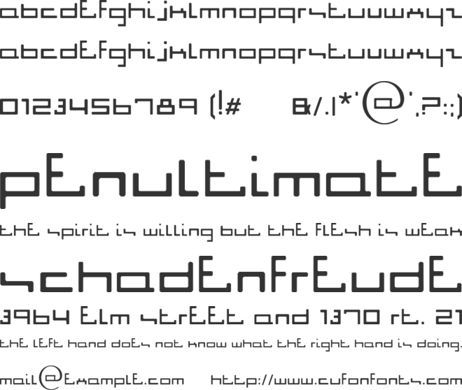 Jigga Jigga font preview