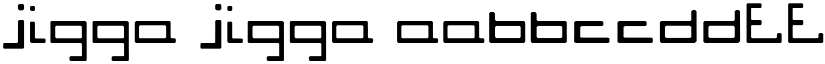 Jigga jigga font