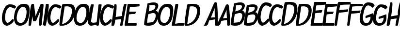 comicdouche Bold font