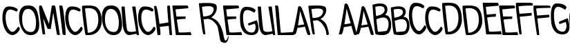 comicdouche Regular font