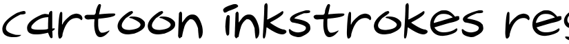 Cartoon Inkstrokes Regular font