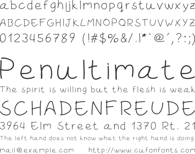 Rodrix font preview