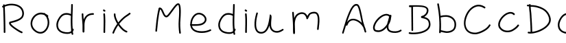 Rodrix Medium font