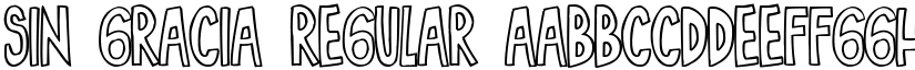 Sin Gracia Regular font