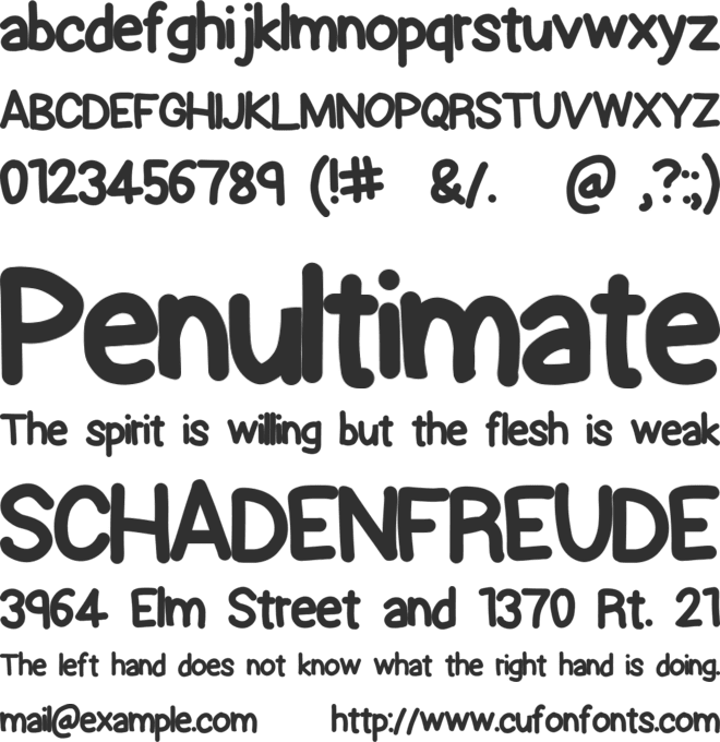Remember font preview