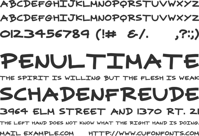 superpowers font preview
