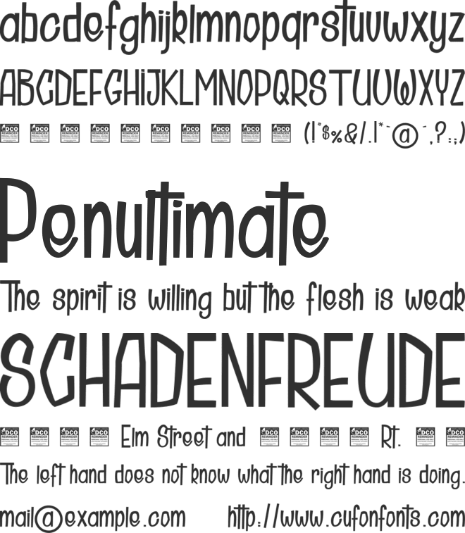 DrCucumber_PersonalUseOnly font preview